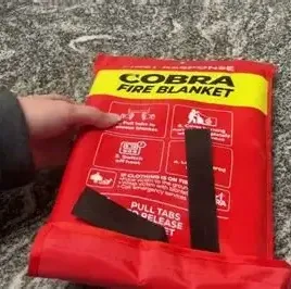Cobra Fire Blanket customer ~Bill A. -Utah, USA